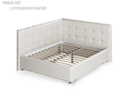 Кровать Nuvola Sabina угловая Velutto 14 200х190