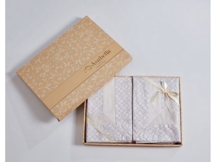 Комплект постельного белья Асабелла 2154-6/50*70 Евро