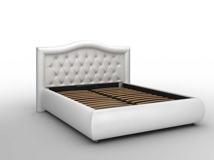 Кровать Sleeptek Premier 6 Экокожа White 256