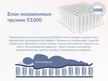 Матрас Димакс Relmas Twin Cocos S1000 180х190
