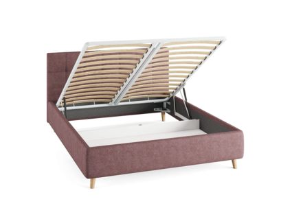 Кровать Сонум Bella Кашемир Латте (с подъемным механизмом) 180х190