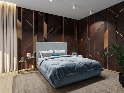 Кровать Димакс Альменно Сапфир с подъемным механизмом 200х190