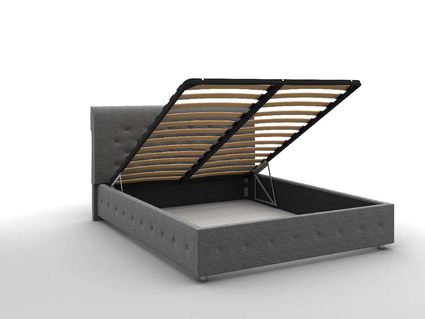 Кровать Sleeptek Premier 1 Экоожа Black (с подъемным механизмом) 140х200