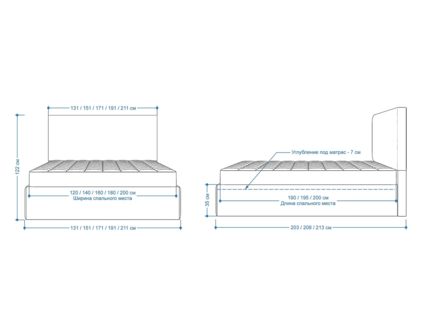 Кровать Lonax Фелиса велюр Dolly-13 (с основанием)