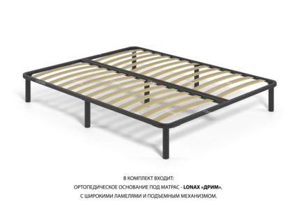 Кровать Lonax Адель велюр Dolly-2 (с подъемным механизмом) 160х195