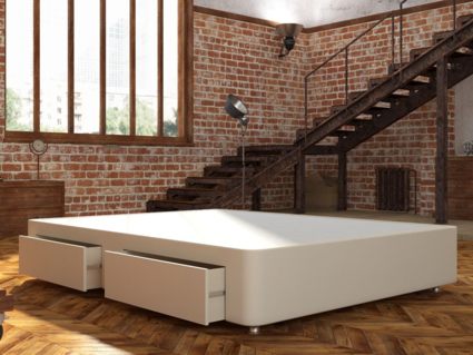 Кровать Mr.Mattress Site Box экокожа Beige 275