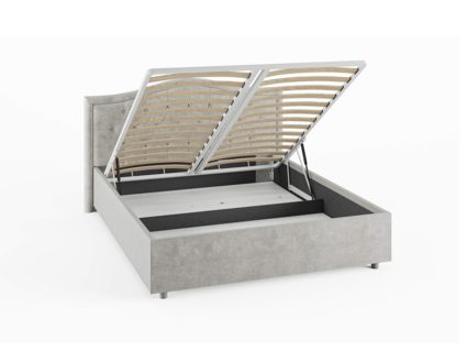 Кровать Сонум Ancona Рогожка Деним (с подъемным механизмом)