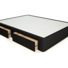 Кровать Mr.Mattress Site Box экокожа Black 180х195